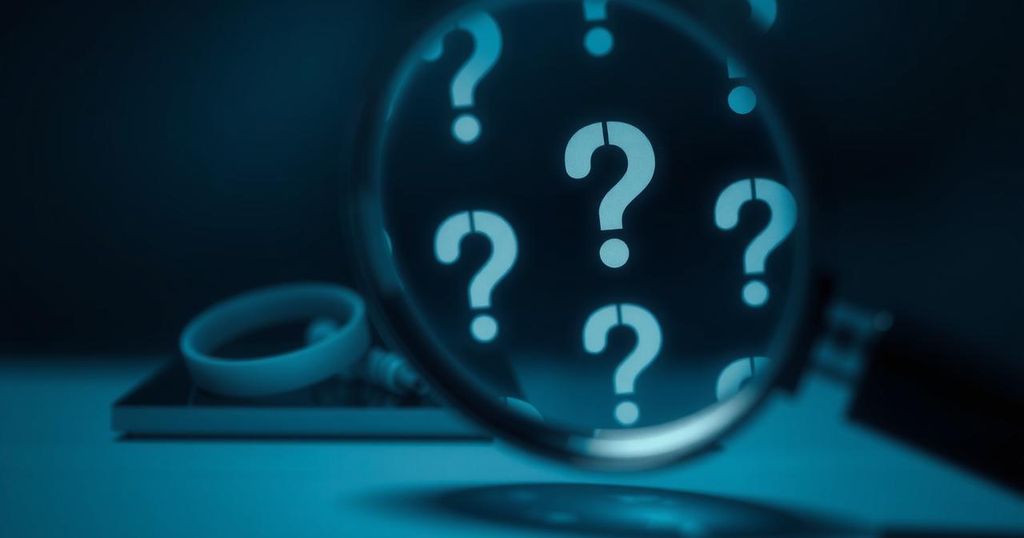 Un'immagine che rappresenta domande e indagini su un'importante questione politica.