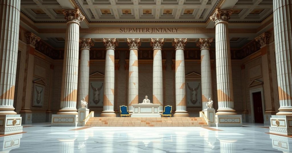 Discussione in aula della Corte Suprema sull'argomento della cittadinanza per i nati negli Stati Uniti.
