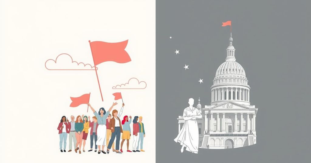 Divided perspectives of Gen Z on issues showcasing political and cultural differences between genders.